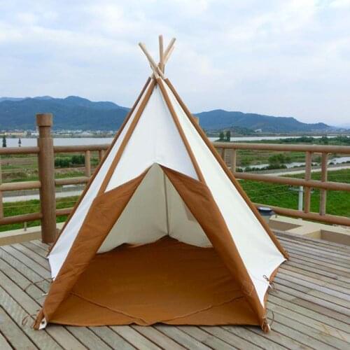 Indian style teepee childrens games tent Indoor and outdoor doll toys children tents