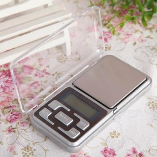 0.01g LED Mini Pocket Digital Electronic Scale Palm Electronic Weighingt Jewelry Gold Balance Weighing Tool Stainless Steel