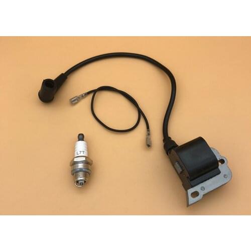 HUNDURE Ignition Coil Module Spark Plug kit For HUSQVARNA 50 51 55 257 261 268 272XP Chainsaw Replacement Parts