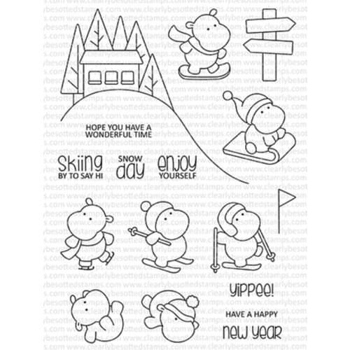 New year Clear Stamp Transparent seal for DIY scrapbooking/Card Making c618