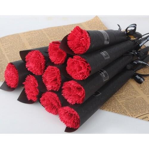 New Festival Gift Packaging Bag Flowers Packaging Single Rose Branch Packaging Bag for Rose Bouquet Flower Packaging