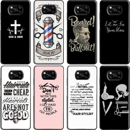 Barber Shop Hair Stylist Salon Case For Xiaomi Mi Note 10 Lite Mi 10 Ultra Mi 9T 10 Pro 9 A3 Max3 POCO X3 NFC F2 Pro F1