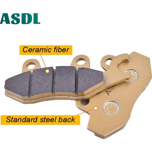 Motorcycle Front & Rear Brake Pads For HONDA CB 50 300 NSR 50 75 80 150 CBF 250 For KAWASAKI ZX 130 EX 250 300 KLR 650