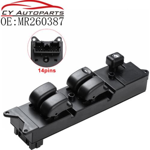Front Left Electric Window Control Switch For Mitsubishi L-200 Magnum 2002-2007 MR260387 MR194826
