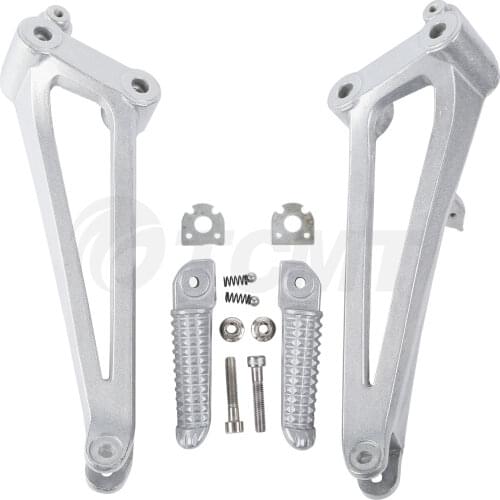 Motorcycle Rear Passenger Footrest Foot Peg Bracket Set For YAMAHA YZF R1 YZF-R1 2009-2014 2013 2012