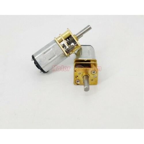 DC 3V 5V 6V 450RPM Slow Speed Reduction Motor Mini N20 Full Metal Gearbox Gear Motor DIY Robot Car Lock
