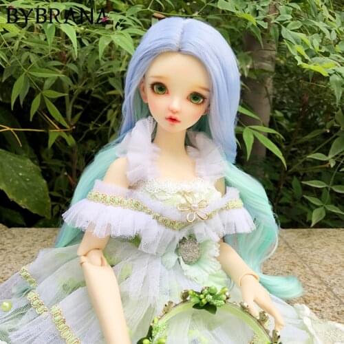 Bybrana Bjd Doll 1/3 1/4 1/6 1/8 Two-Color Mixed Silk Middle Roll 25 Colors Optional