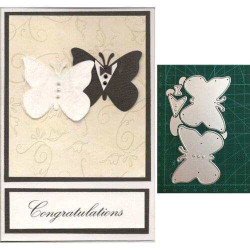 Wedding butterfly Metal Cutting Dies Craft Die Cuts Stencil For Diy Scrapbooking Paper Cards Embossing Knife Blade Die