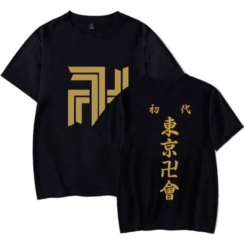Tokyo Revengers Tee Anime T-shirt Character Print Loose Oversized 4XL Men Women Casual Streetwear Pullovers Hooded Top 2021