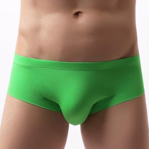 New Sexy Underwear Men Boxer Para Hombre Man Penis Mens Boxers Silk Cuecas Masculina Boxershorts Homme Size S-XL