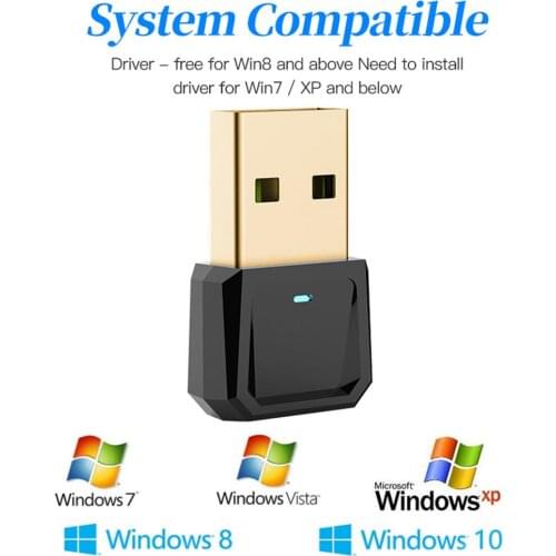 High Quality USB Bluetooth 5.0 Adapter Receiver Transfer Wireless Adapter For Laptop PC Mouse Keyboard Speaker