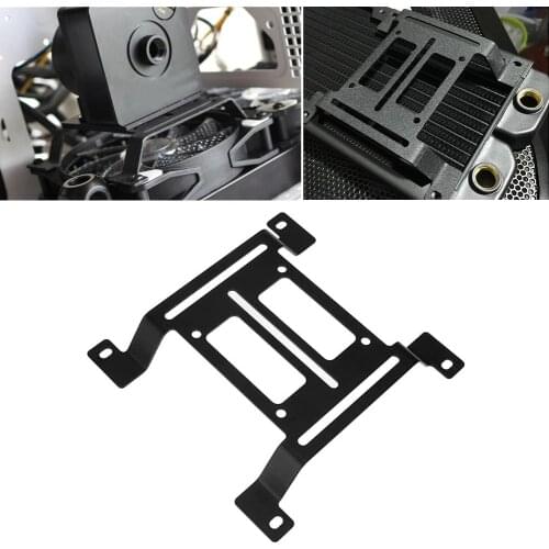 12cm 120mm Water Cooling Radiator Support Water Pump Reservoir mounting Bracket Alloy Steel Water Cooling Radiator Stand holder