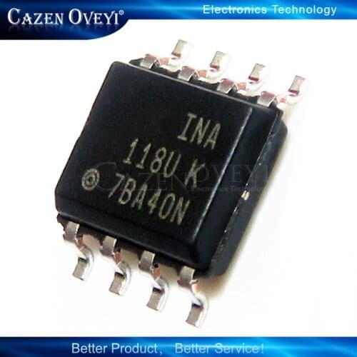 5piece INA118U INA118 SOP-8 In Stock