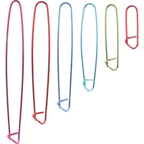 6pcs Marker Stitch Holder Needle Clip Craft Safety Pins Knitting Crochet Weaving Sewing Tools