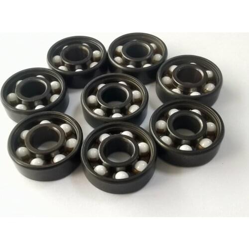 2Pcs 608 full ceramic bearing ABEC-9 8x22x7 ceramic bearing 608 bearings skateboard