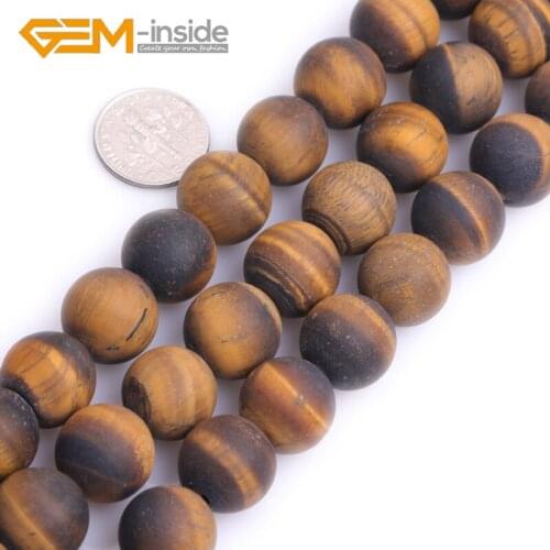 4mm 14mm Natural Stone Beads Frosted Matte Unpolished Round Spacer Loose Bead For Jewelry Making Strand 15 inches Wholesale New