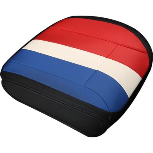 Car Seat Cover Easy Install PU Leather Car Seat Cushions,Non-Rollding Up Pads Single Non Slide Not Moves Covers E1 X25