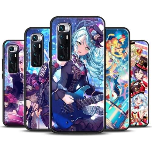 BanG Dream Anime Case For Xiaomi Mi Note 10 Lite Mi 9T 10T Pro Mi 11 Ultra Cover For POCO X3 Pro F3 M3 Pro