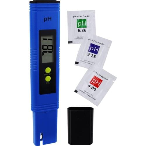 Digital Pentype pH Meter Liquid Acidity Water Quality Tester w/ 0.01pH Accuracy Laboratory, Household, Spa, Pool, Aquarium