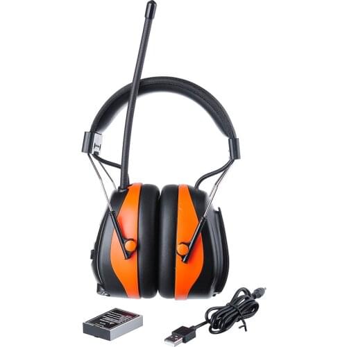 DAB+ Digital Safety Ear Defender with Bluetooth Radio FM, Rechargeable Headphones Hearing Protection Noise Reduction for Work