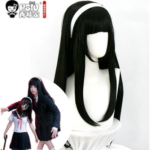 「HSIU Brand」Identity v Cosplay Ito Junji Kawakami Tomie Dream Witch Fiber syntheti Wig Clothing Japanese Skirt School Uniform