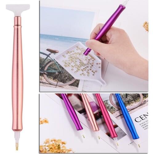 5D Diamond Painting Tool Alloy Point Drill Pen Double head Pen With Replaceable nib Kits For DIY Diamond Embroidery Accessories