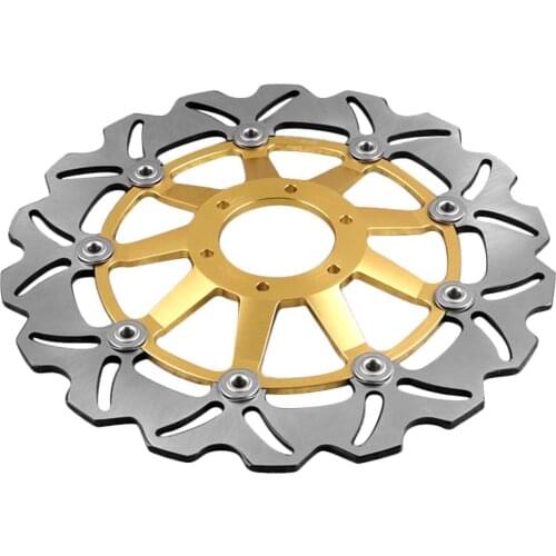 LUCKMART Front Brake Rotors Disc and Pads Kit forHonda GL1800 Goldwing 2001-2015 Motorcycle Replacement Accessories GL 1800 Gold
