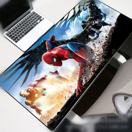 Spiderman HD MousePads Computer Laptop Anime Mouse Mat computer gaming mouse pad gamer play mats Desk mat Portable