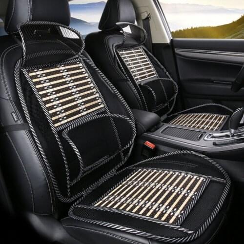 Summer Car Cushion With Wire Cushion Car Massage Bamboo Cushion Cushion Dual-Purpose Breathable Lumbar Cushion