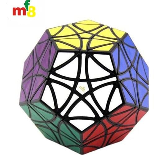 MF8 Helicopter dodecahedron Gigaminx Magic Cube Speed Puzzle Professional Cubes Twist Educational toys cubo magico DIY Stickers