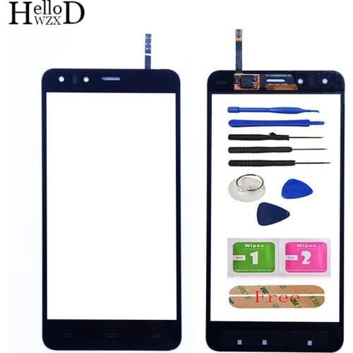 Mobile Touch Screen For Highscreen Hercules TouchScreen Digitizer Panel Front Glass Repair Parts Tools 3M Glue