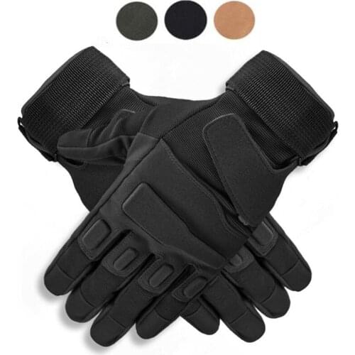 Mens Full Finger Tactical Gloves Military Army Police Paintball Mittens Combat Full Winter Gloves Tactical Gloves Accessories