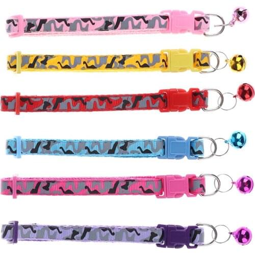 Soft Colorful Pet Collar for Small Medium Large Dogs Neck Strap Adjustable Safe