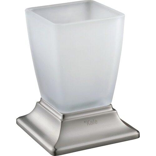Kale Karina Bench Top Tooth Brush Holder Brushed Nickel