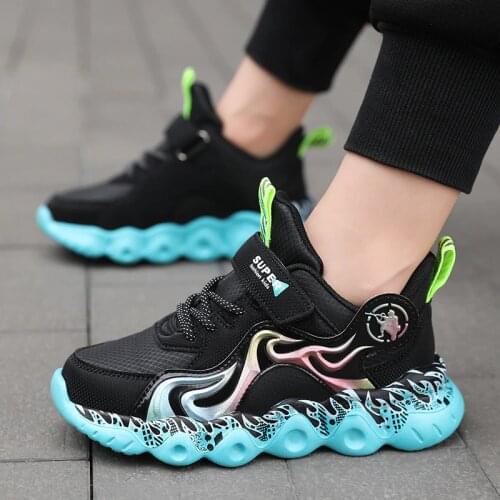 2021 new Kids Fashion Sneakers Mesh Casual Running Shoes Lightweight Sports Tennis Shoes