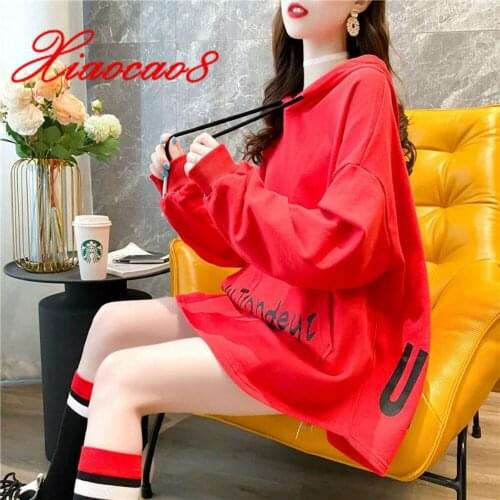 New Fashion Casual Tops Sweatshirt Women Hoodies Loose Long-Sleeved Hooded Printing Sweatshirts Ladys Pullovers