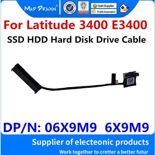 New original laptops SATA Hard Drive Adapter wire HDD Connector Cable For Dell Latitude 3400 E3400 06X9M9 6X9M9 450.0FV08.001