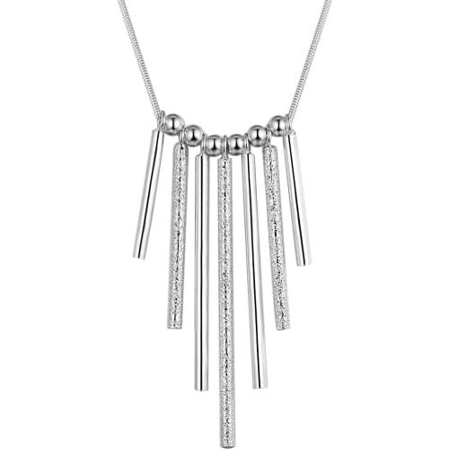 Wholesale Fashion Jewelry Necklace For Women Lady Wholesale Charm Silver Color Fashion Jewelry Pendant AN508/aemaivta