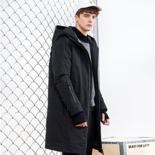 Pioneer Camp 2020 New Men Down Jacket For Men Brand Clothing Long Winter Thick Warm Duck Down Jacket Male Top Quality