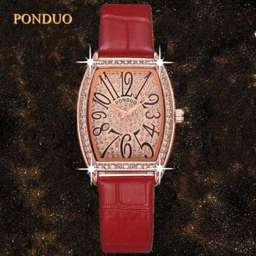 Женские часы-браслеты PONDUO China At AliExpress