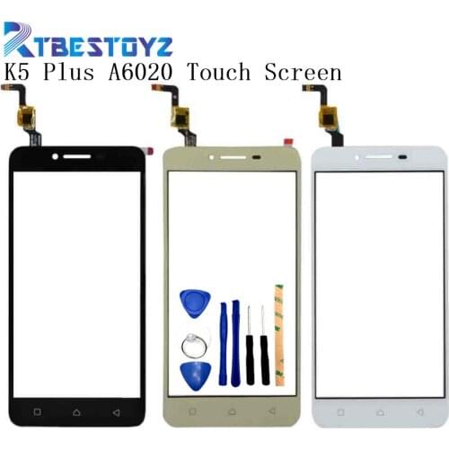 RTBESTOYZ 5.0 inch Touch Screen Digitizer For Lenovo Vibe K5 Plus A6020 Vibe K5 Front Glass Sensor Touch Screen Panel +Tools