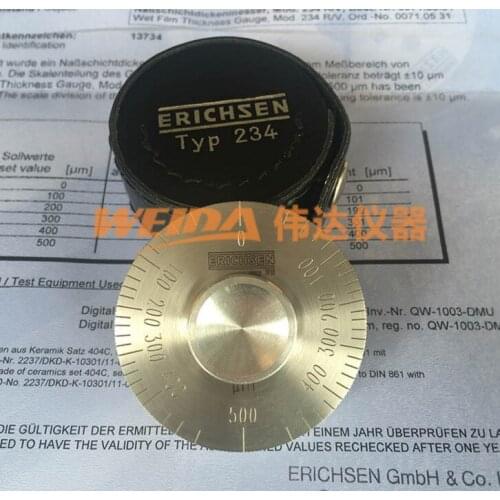 Original German Erichsen Yi Lixin 234/R wet film thickness gauge wet film roller wet film thickness gauge