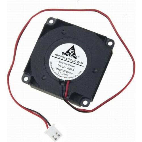 5 Pieces Gdstime DC 24V 4010s 40*40*10mm 3D Printer Blower Cooling Fan 4cm 2Pin Brushless Mini Turbo Cooler 40mm x 10mm