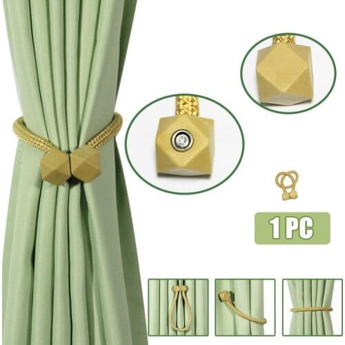 1Pc Magnetic Curtain Holder Clip Buckle Tieback Window Accessories Curtain Tieback Decorative Magnet Curtains Tie Backs
