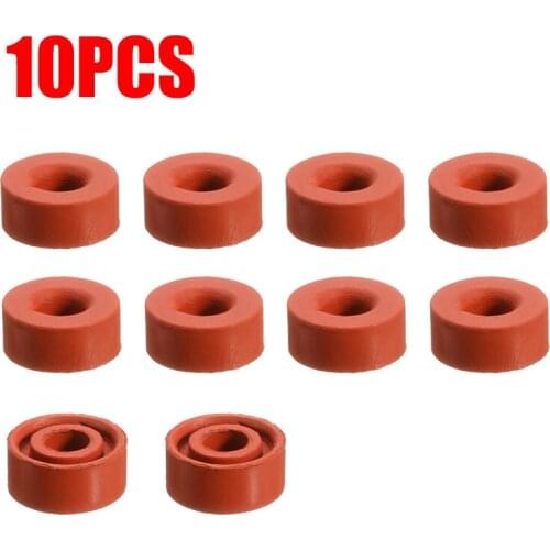 10pcs 2 x 5 x 2mm Carburetor Needle Seat For Chainsaw Repair Kit Set 398188 281144 Float Valve Kit