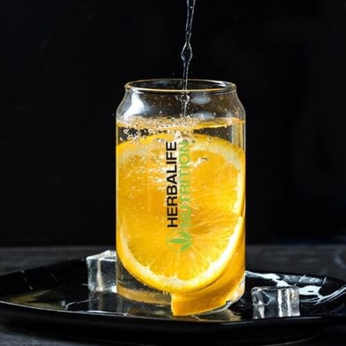 400ml Creative Herbalife Nutrition Cold Hot Drink Juice Milk Tea Glass Cup For Home Office