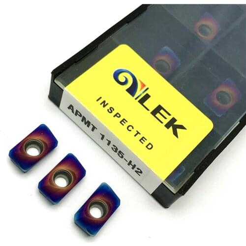 APMT1135 H2 Milling insert Indexable tool turning insert Steel processing Cutting tool APMT 1135 Nano coating carbide inserts