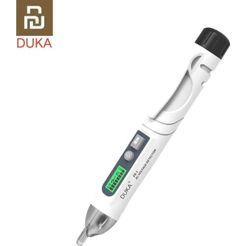 Youpin DUKA Smart Non-contact Tester Pen Socket Detector Sensor 12-1000V Electric Indicator Leakage Line Breakpoint Test