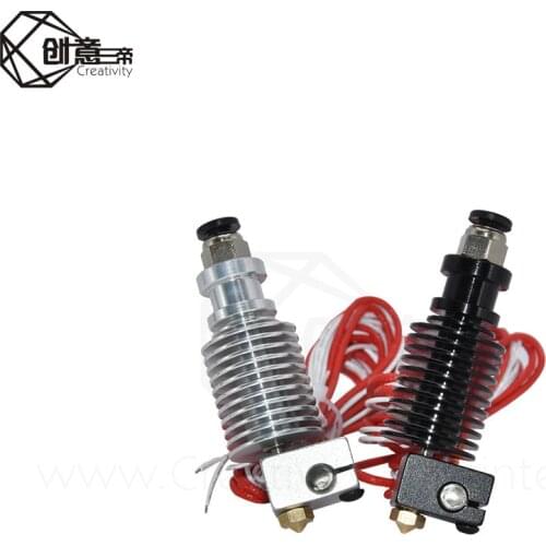 Creativity 3D Printer Partse E3D V6 hotend Kit Remote extruder 1.75/0.4mm Nozzle 12V/24V j-head hot end extruder
