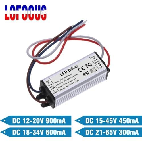 12W 15W 18W 20W 24W Power Supply LED Driver 12-20V 900mA 18-34V 600mA 36-65V 300mA 12 15 18 20 W Watt Lighting Transformers